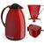 Conjunto Garrafa Térmica 650ml com Açucareiro Colher e Suporte Filtro Café Vermelho