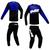 Conjunto Ims Mx Calça Camisa Trilha Motocross Velocross Enduro Azul, Preto