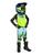 Conjunto Infantil Amx Classic Silver Camisa Calça Trilha Motocross Amarelo neon