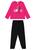 Conjunto Infantil Feminino Malwee Em Moletom Flanelado-1000116865 Rosa