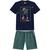 Conjunto Infantil Masculino Camiseta + Bermuda Kyly - 111589.0001.6 Azul