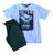 Conjunto Infantil Masculino Camiseta + Bermuda Milon Branco