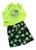 Conjunto Infantil Masculino Praia Alekids Amarelo neon