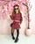 Conjunto Infantil Menina Blogueirinha-Moda Inverno Rosa