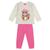 Conjunto Infantil Menina Blusa e Calça Kyly 1000039 Mescla gelo, 1000039