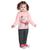 Conjunto Infantil Menina Blusa e Calça Kyly 1000039 Rosa paris, 1000039