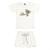 Conjunto Infantil Menina Blusa Lovely Shorts Marlan 62700 Off white