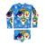 Conjunto Infantil Menino Proteção Uv50 Sunga + Camiseta Manga Longa 02 ao 06 Baby shark 02