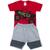 Conjunto Infantil Monster Vermelho com Chumbo Vermelho