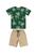 Conjunto Infantil Palm Paradise para Menino Quimby Verde