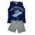 Conjunto Infantil Regata Meia Malha e Mol Gal 21050 - Tony Fun Azul marinho