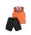 Conjunto Infantil Tamanho 10 Menino Verão Soletex/Kings/Mia Kids Soletex dino boy laranja folha