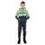 Conjunto Inverno Moletom Masculino Infantil Com Capuz Recorte verde