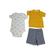 Conjunto Kit Trio 3 peças Verão Body Regata Camisa Short Bebê Menino Carters Original Imporatada Eua Carro