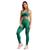 Conjunto Legging e Top Fitness Seamless Sem Costura - Selene Verde jade