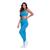 Conjunto Legging e Top Fitness Seamless Sem Costura - Selene Azul claro