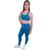 Conjunto Legging + Top Lupo Up Control Feminino Sem Costura Azul