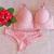 conjunto lingerie luxo prysben. Rosa