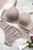 Conjunto Lingerie  Plus size Heisig  com base de espuma em microfibra Chocolate