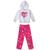 Conjunto Longo Inverno Infantil Feminino Moletom Com Touca Malwee Cinza