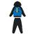 Conjunto Longo Moletom Infantil Kyly Smile Capuz Menino Azul