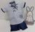 - Conjunto Luxo Bebe Menino Paraiso Camisa + Bermuda Ref 9743 Azul, Claro