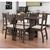 Conjunto Mesa de Jantar 6 Lugares Milano Amêndoa com Savana