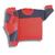 Conjunto Moletom de Frio Infantil Grosso Menino Bebe Unissex Vermelho, Marinho