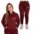 Conjunto Moletom Feminino Blusa E Calça Peluciado Academia Dupli Chumbo