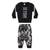 Conjunto Moletom Infantil Elian Beyond Camuflado Blusa + Calça Masculino Preto