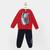 Conjunto Moletom Infantil Longo Marvel Spider Man Menino Vermelho