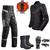 Conjunto Moto Texx Jaqueta Falcon V2 Calça Armor Bota e Luva Preto