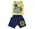 Conjunto Pequenos Campeões Infantil Verão Camisa e Short Camiseta Regata com Bermuda kit 2 peças Baby Boy Bebe Amarelo
