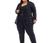 Conjunto Plus Size 3 Peças Blazer + Cropped + Calça Preto