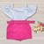 Conjunto Plus Size Blusa Short Roupas Femininas GG  0062 Gg estampa 7