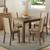 Conjunto Sala de Jantar Cíntia Madesa Mesa Tampo de Madeira com 4 Cadeiras Rustic/Crema/Bege Marrom
