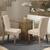 Conjunto Sala de Jantar Madesa Luli Mesa Tampo de Vidro com 2 Cadeiras - Rustic/Imperial Rustic/Imperial