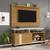 Conjunto Sala Rack Topazio Painel Kenzo TV 50 Polegadas Cinamomo/Off White - Cin