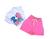 Conjunto Stitch verão infantil feminino Cropped e short Pink
