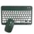 Conjunto Teclado Com Mouse Bluetooth Sem Fio Coloridos Wireless verde