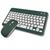 Conjunto Teclado Com Mouse Bluetooth Sem Fio Coloridos Wireless verde