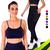 Conjunto Top fitness ALÇA FINA bojo Feminino + CALÇA leg LEGGING BOLSOS Academia Corrida 626 Preto