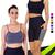 Conjunto Top fitness ALÇA FINA bojo Feminino + SHORT leg LEGGING COM BOLSOS Academia Corrida 643 Cinza