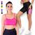 Conjunto Top fitness ALÇA FINA bojo Feminino + SHORT leg LEGGING COM BOLSOS Academia Corrida 643 Neutro