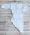 Conjunto Tricô Lã Bebê Agasalho Branco Batizado Inverno Luxo Branco menino babado