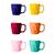 Conjunto Xícara de Café Canequinha Cerâmica 120ml Coloridas Cores Diversas Multicolorida