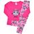 Conjuntos Infantil Meia Estação Menina Roupa Frio Pink bordado