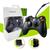 Controle Manete Compatível Para Xbox 360 E Pc Com Fio Joystick Com Nfe Preto