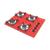 Cooktop 4 Bocas Chamalux GLP 77 Vermelho