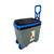 Cooler Caixa Térmica 34 Litros Com Rodas Alça com Trava Antares Azul